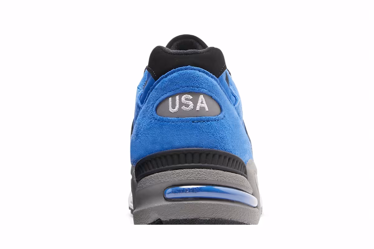 New Balance 990v2 Made in USA Blue Suede, view 8