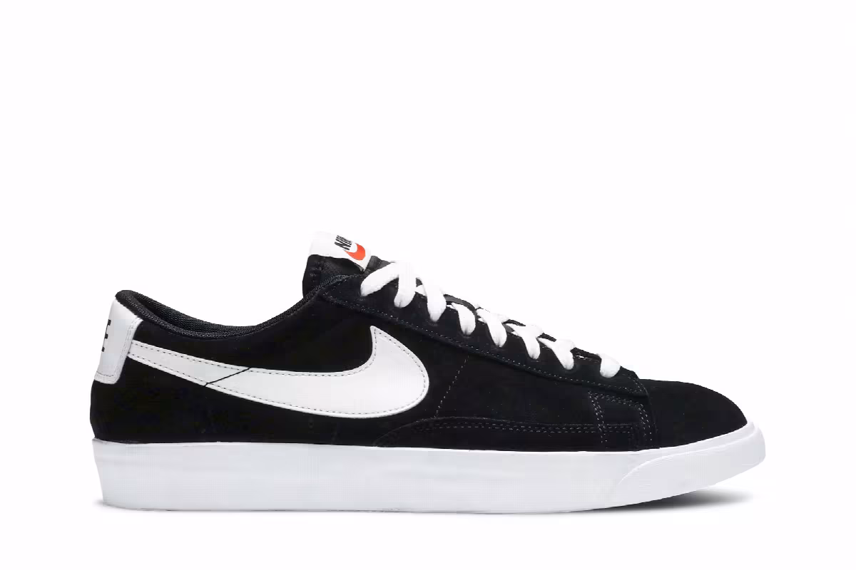 Nike Blazer Low Premium VNTG Suede Black, view 2