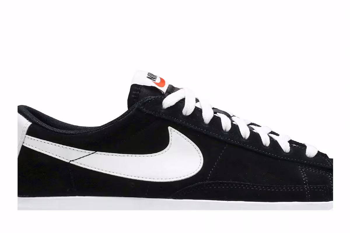 Nike Blazer Low Premium VNTG Suede Black, view 3