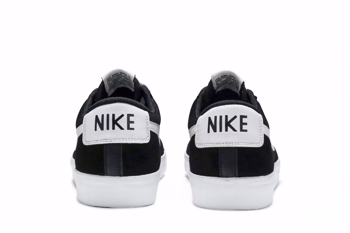 Nike Blazer Low Premium VNTG Suede Black, view 7