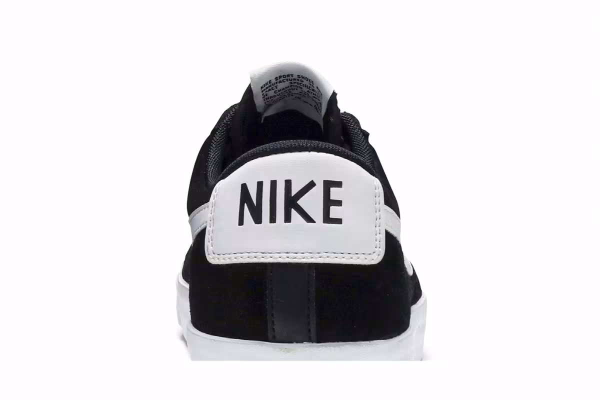 Nike Blazer Low Premium VNTG Suede Black, view 8