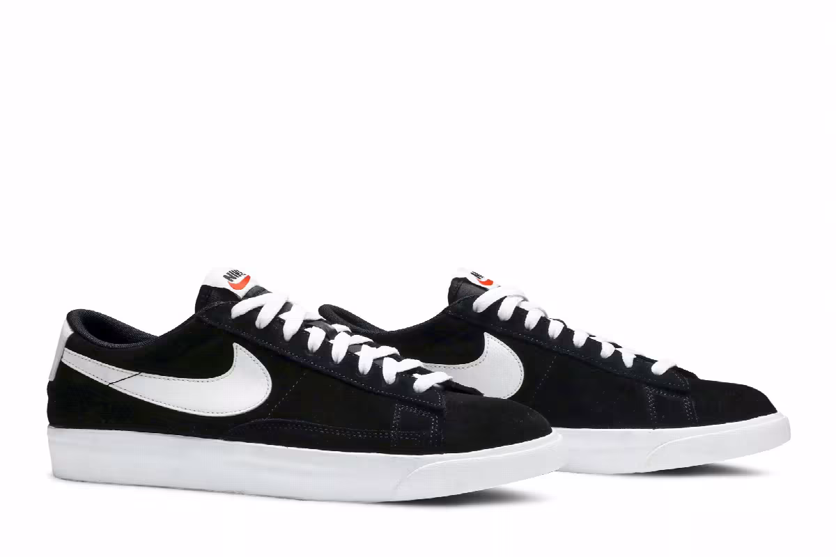 Nike Blazer Low Premium VNTG Suede Black, view 9