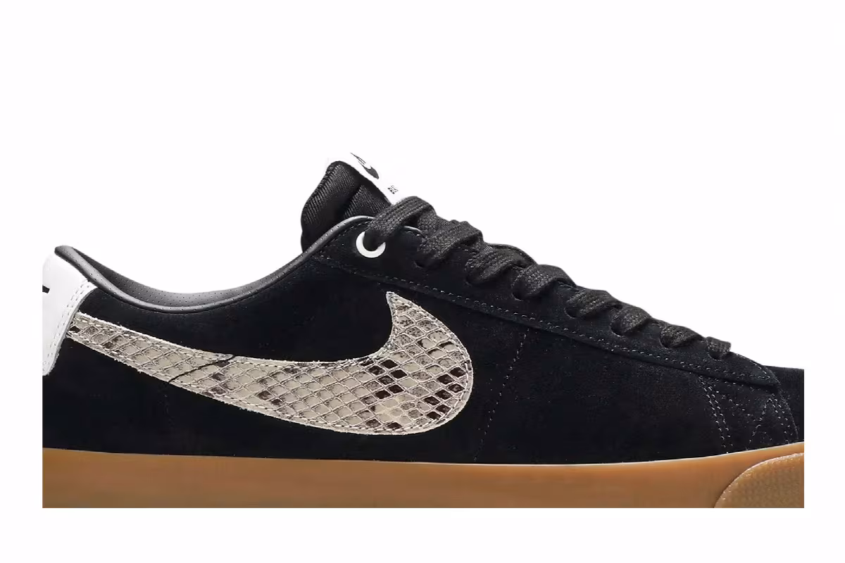Wacko Maria x Nike Blazer Low SB Snakeskin, view 3