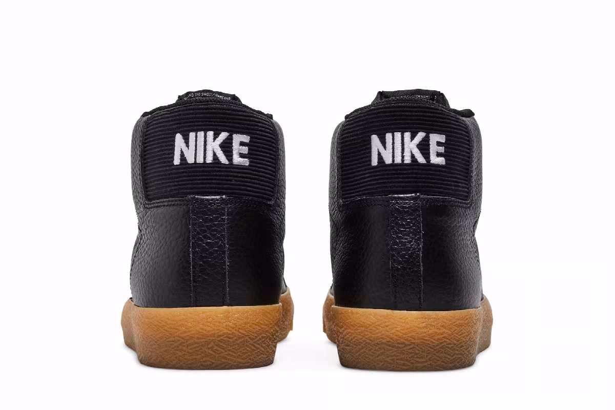 Nike Zoom Blazer Mid Premium SB Black Gum Jewel, view 7