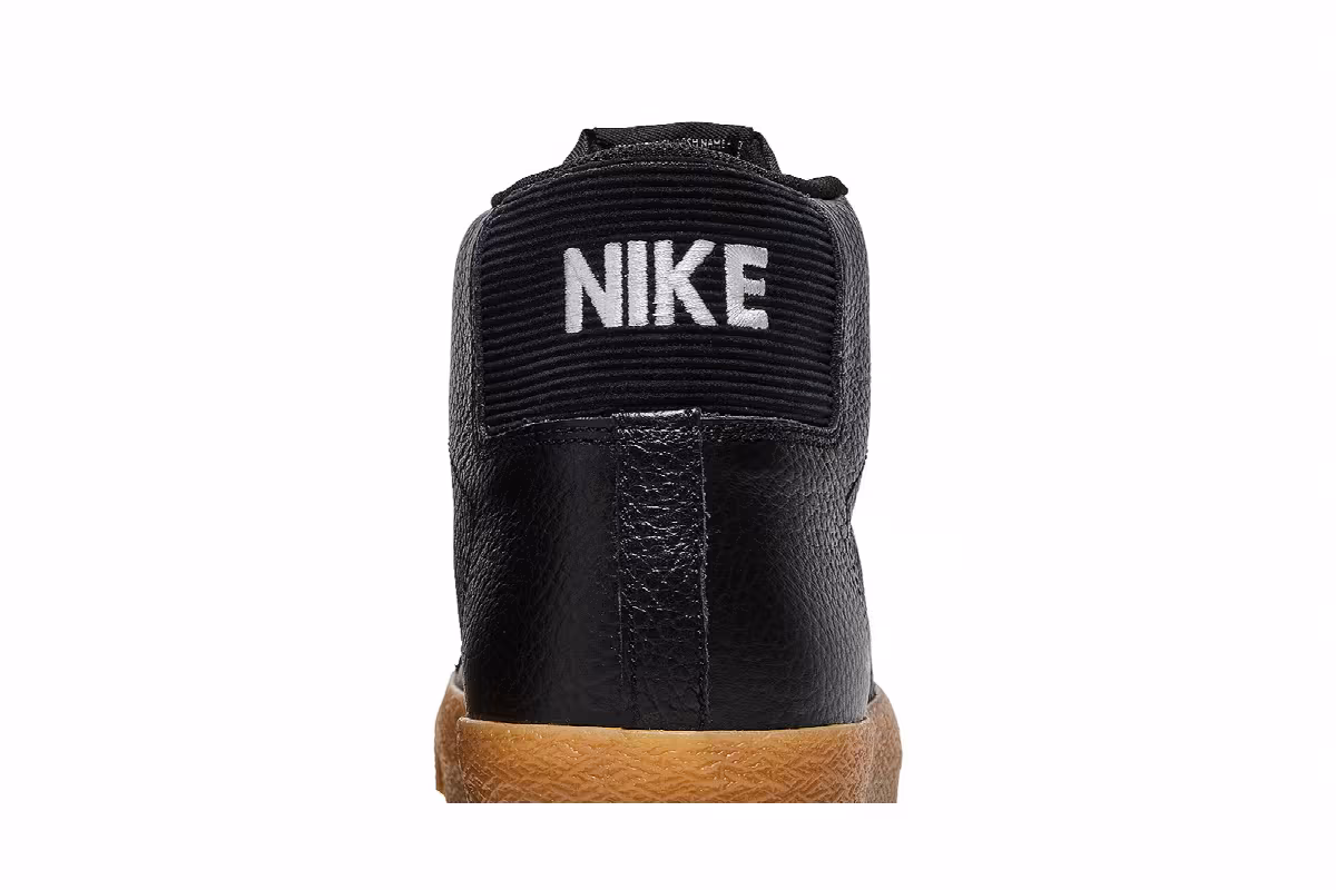 Nike Zoom Blazer Mid Premium SB Black Gum Jewel, view 8