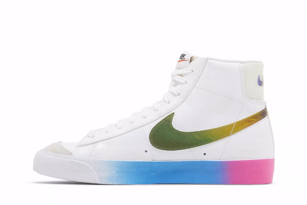 Nike Blazer Mid Thermal - White, view 4