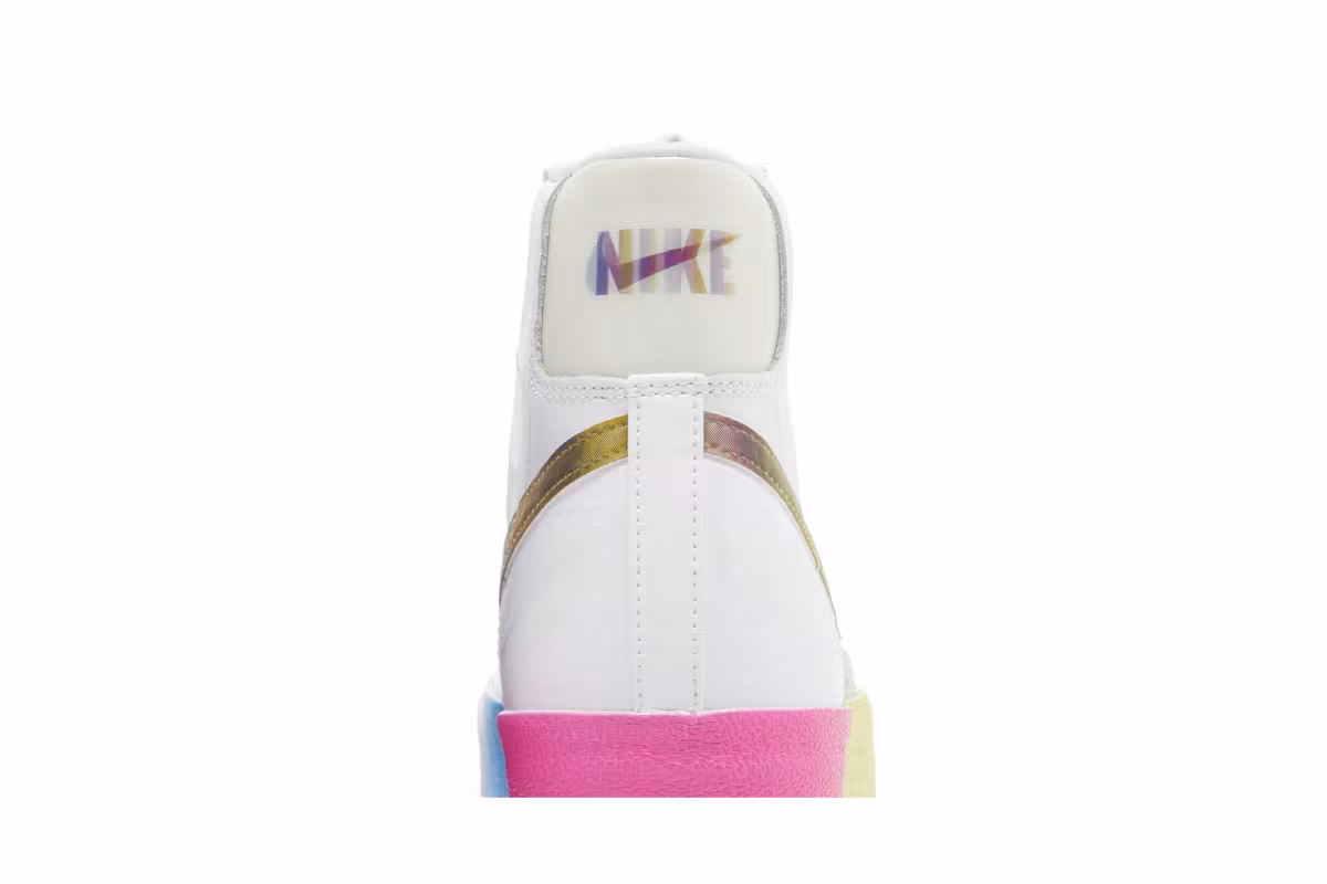 Nike Blazer Mid Thermal - White, view 8