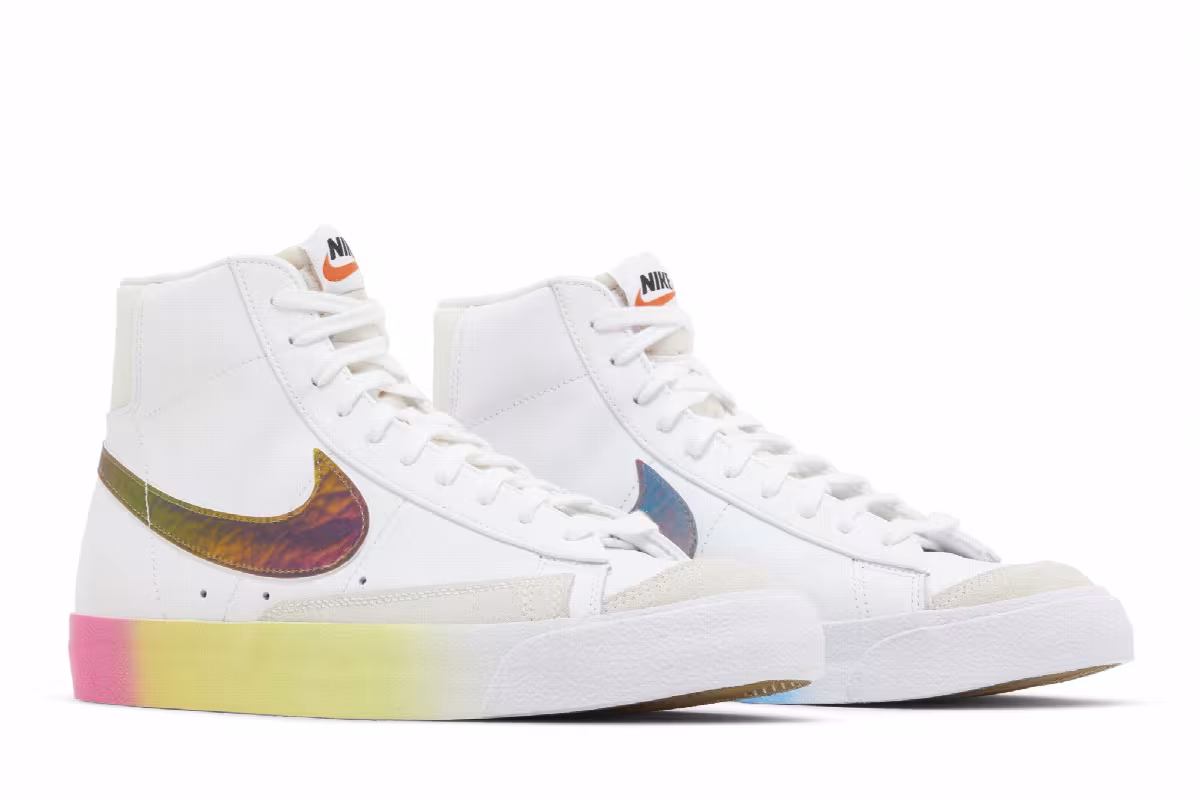 Nike Blazer Mid Thermal - White, view 9