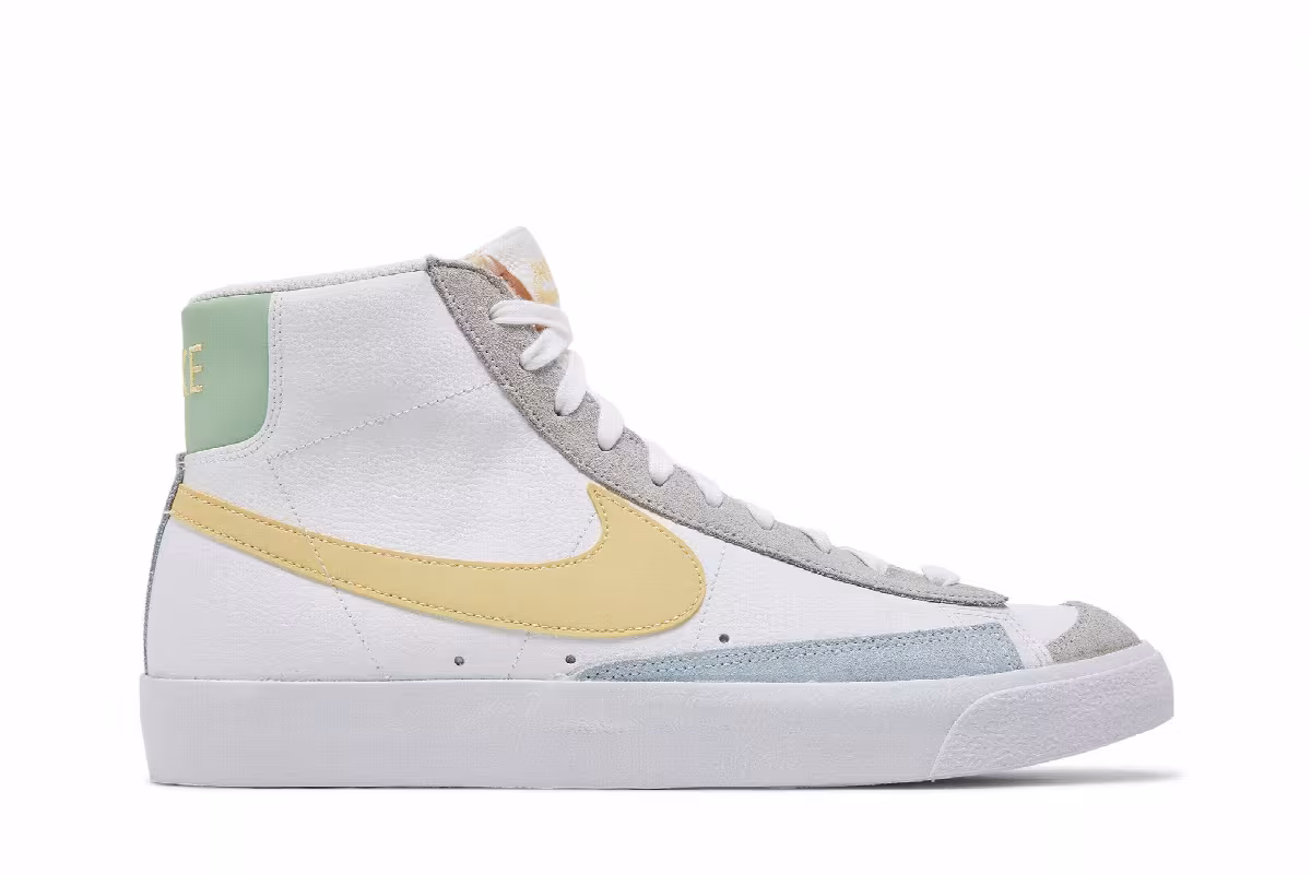 Nike Blazer Mid White Lemon Wash, view 2