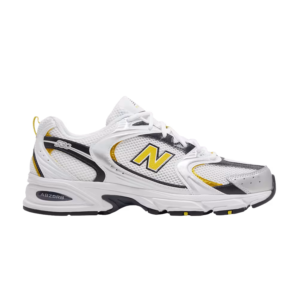 New Balance 530 White Citra Yellow