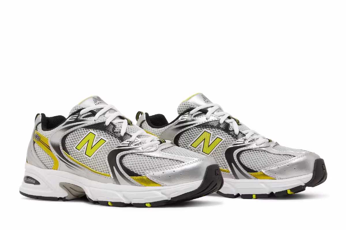 New Balance 530 Silver Yellow, view 9