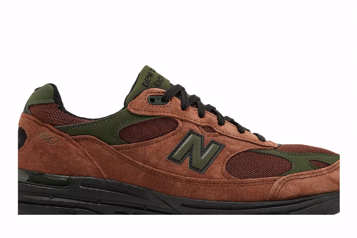 Aimé Leon Dore x New Balance 993 Made in USA Beef & Broccoli, view 3
