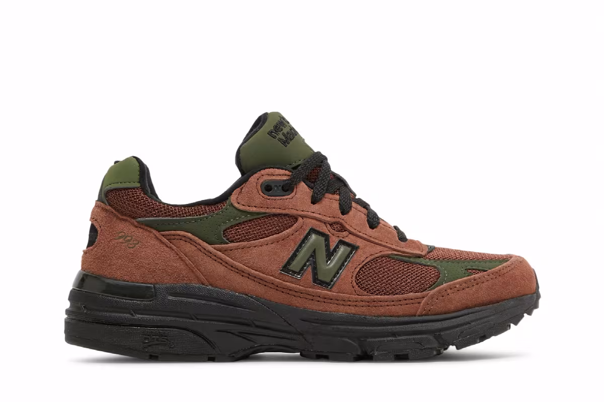 Aimé Leon Dore x New Balance Women's 993 Made In USA Beef & Broccoli, view 2