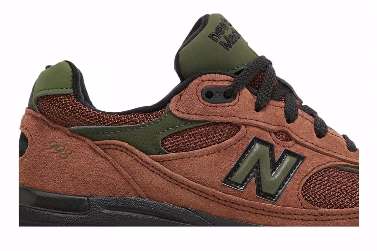 Aimé Leon Dore x New Balance Women's 993 Made In USA Beef & Broccoli, view 3