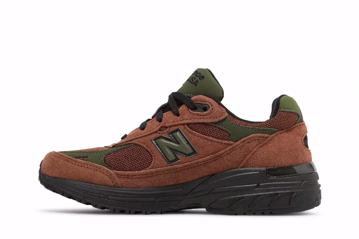 Aimé Leon Dore x New Balance Women's 993 Made In USA Beef & Broccoli, view 4