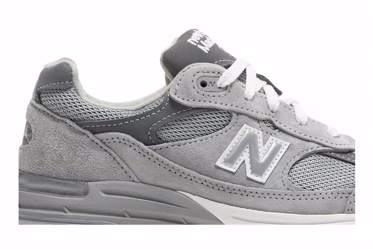 New Balance Women's 993 Made In USA Wide Grey, view 3