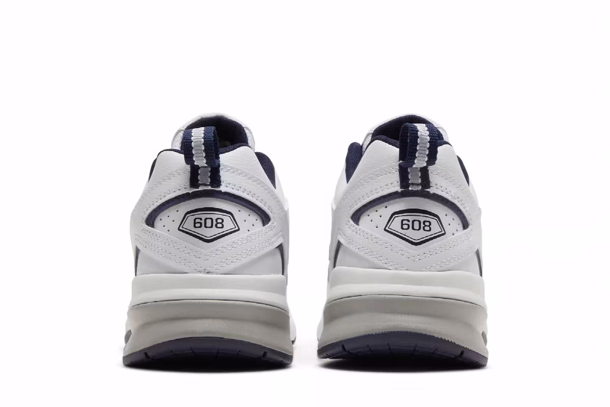 New Balance 608v5 White Navy, view 7