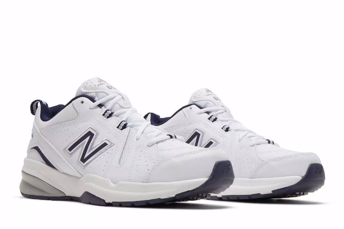 New Balance 608v5 White Navy, view 9