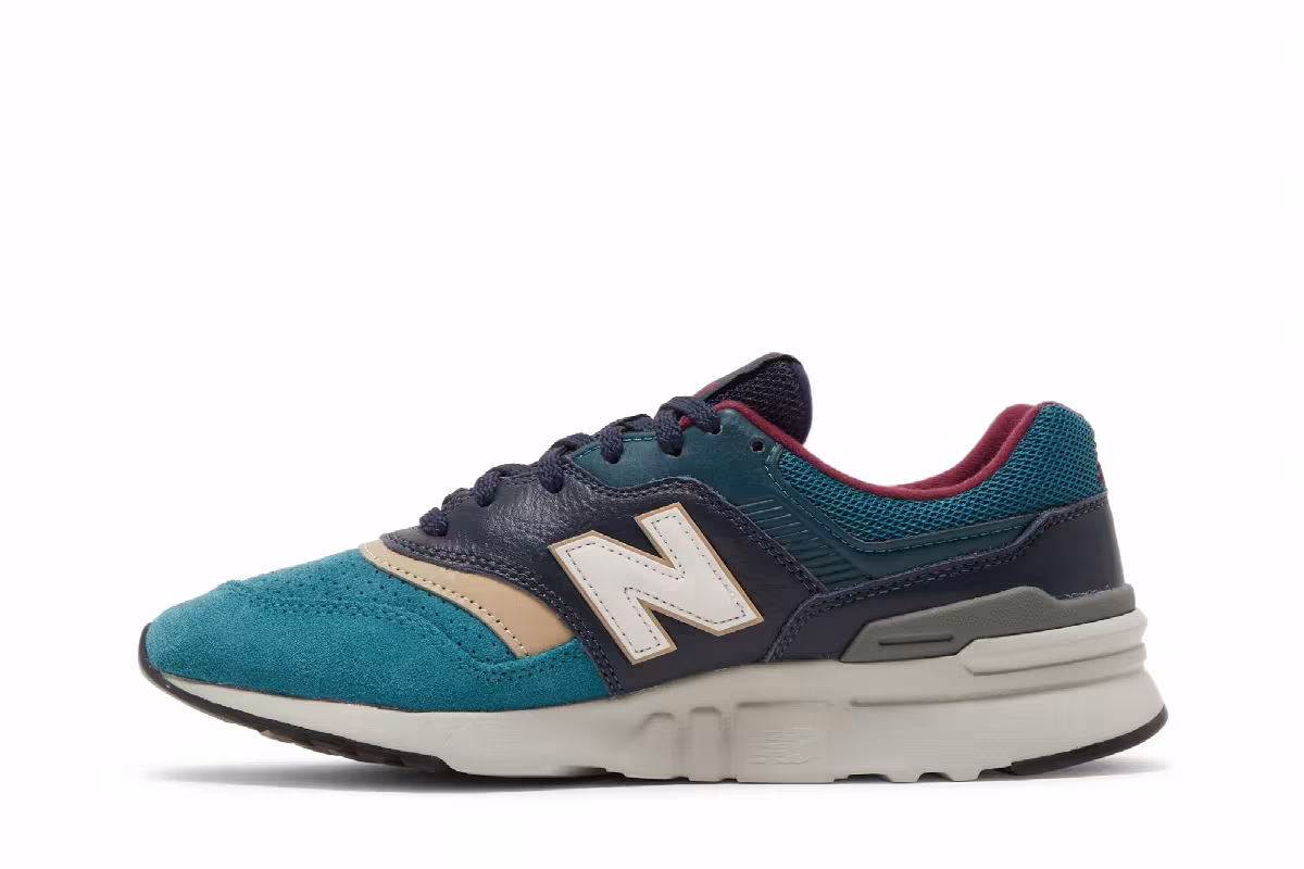 New Balance 997H Navy Teal, view 4