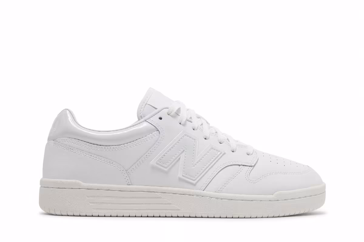 New Balance 480 White Patent, view 2
