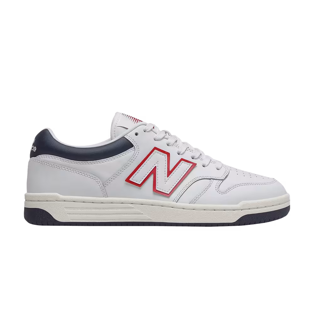 New Balance 480 White Navy