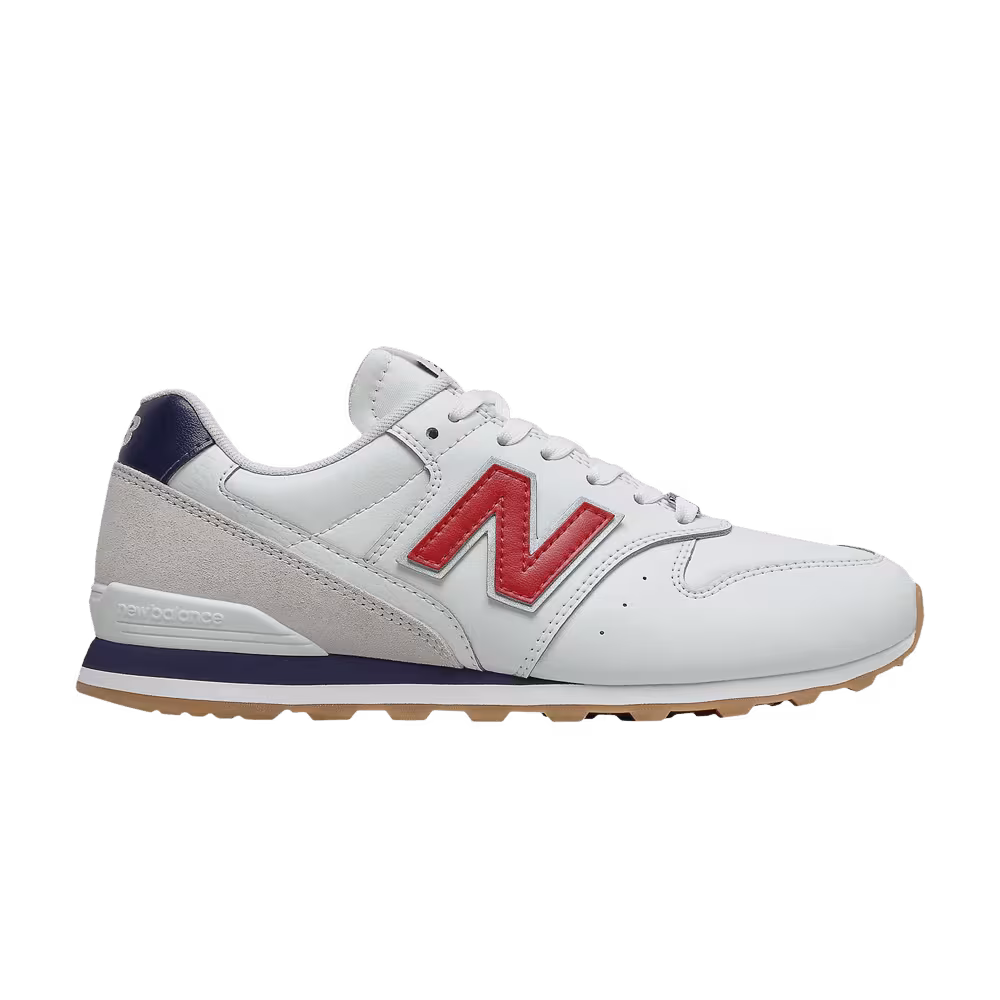New Balance Women's 996 White Red Navy
