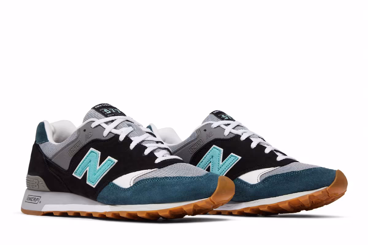 New Balance 577 Made In England Lava Ice Beach, view 9
