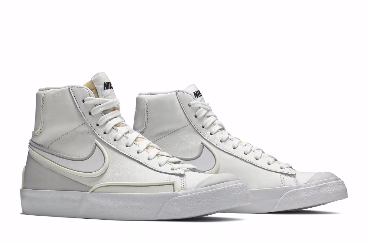 Nike Women's Blazer Mid Infinite White, view 9