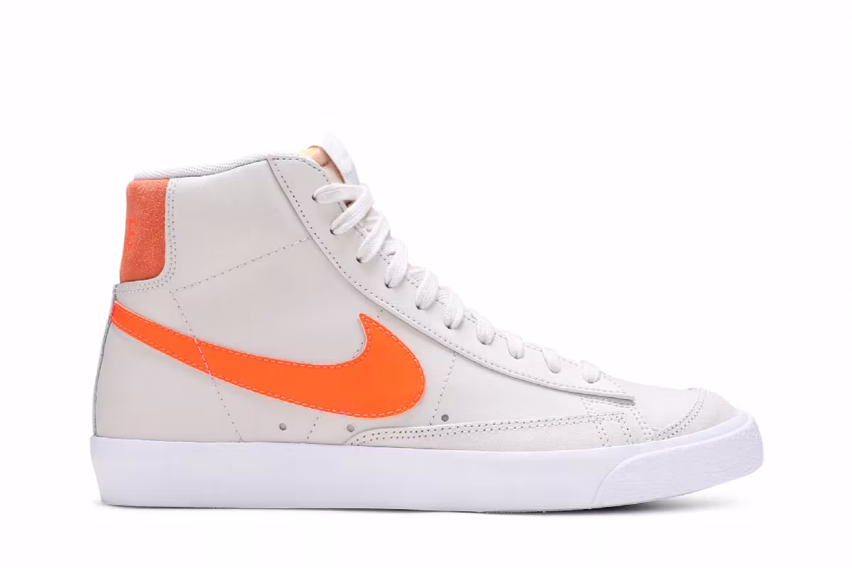 Nike Women's Blazer Mid Light Bone Orange, view 2