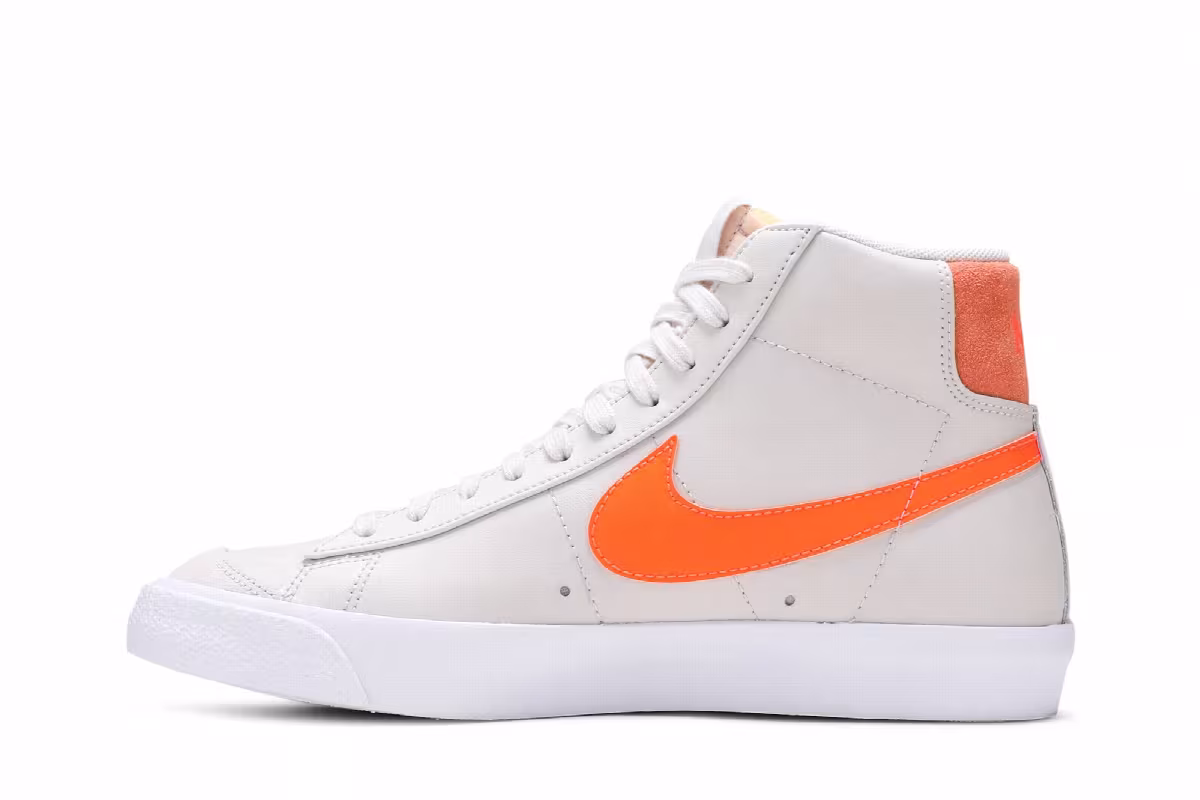 Nike Women's Blazer Mid Light Bone Orange, view 4
