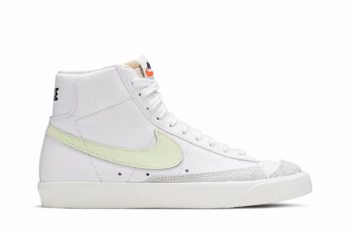 Nike Women's Blazer Mid Barely Volt, view 2
