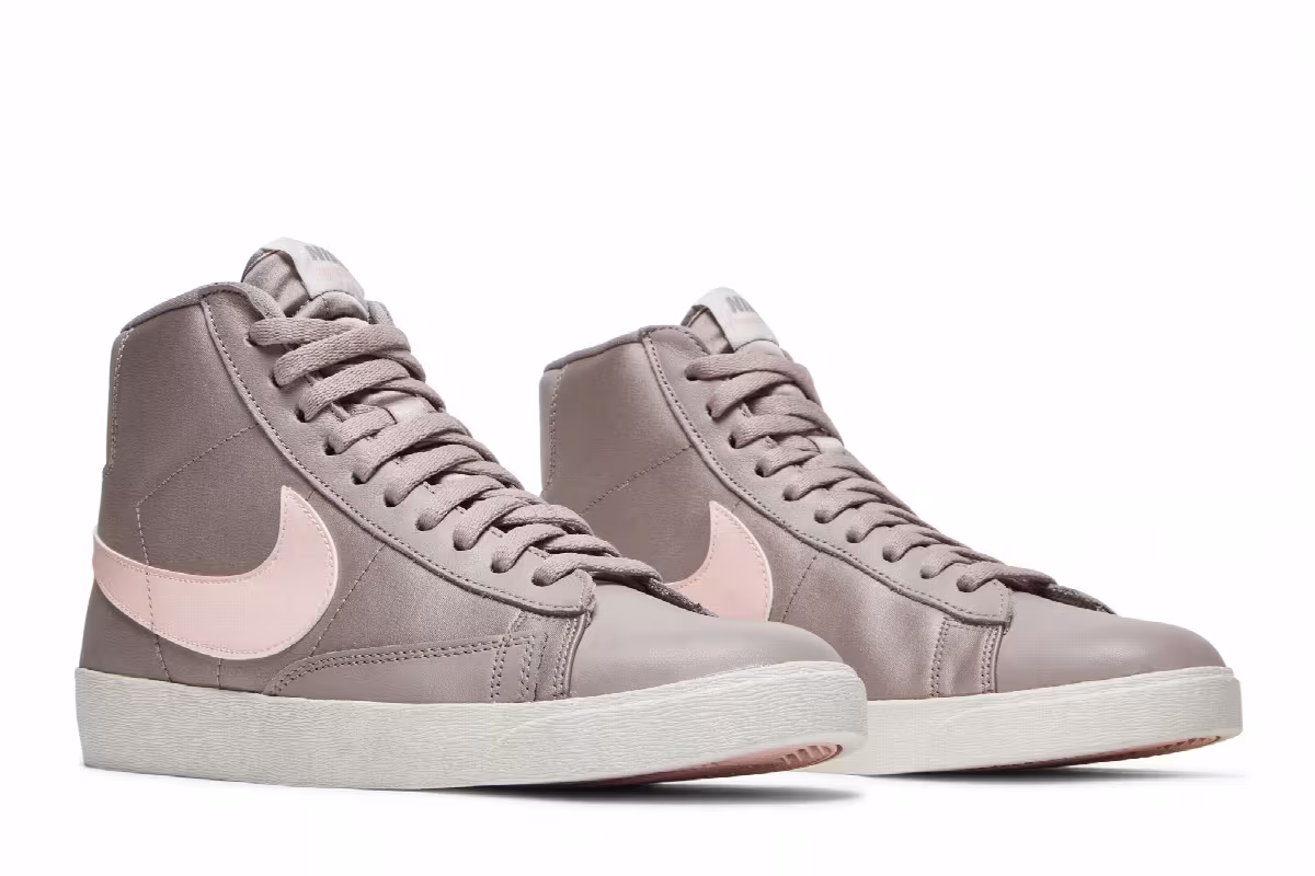 Nike Women's Blazer Mid Premium Pumice Echo Pink, view 9