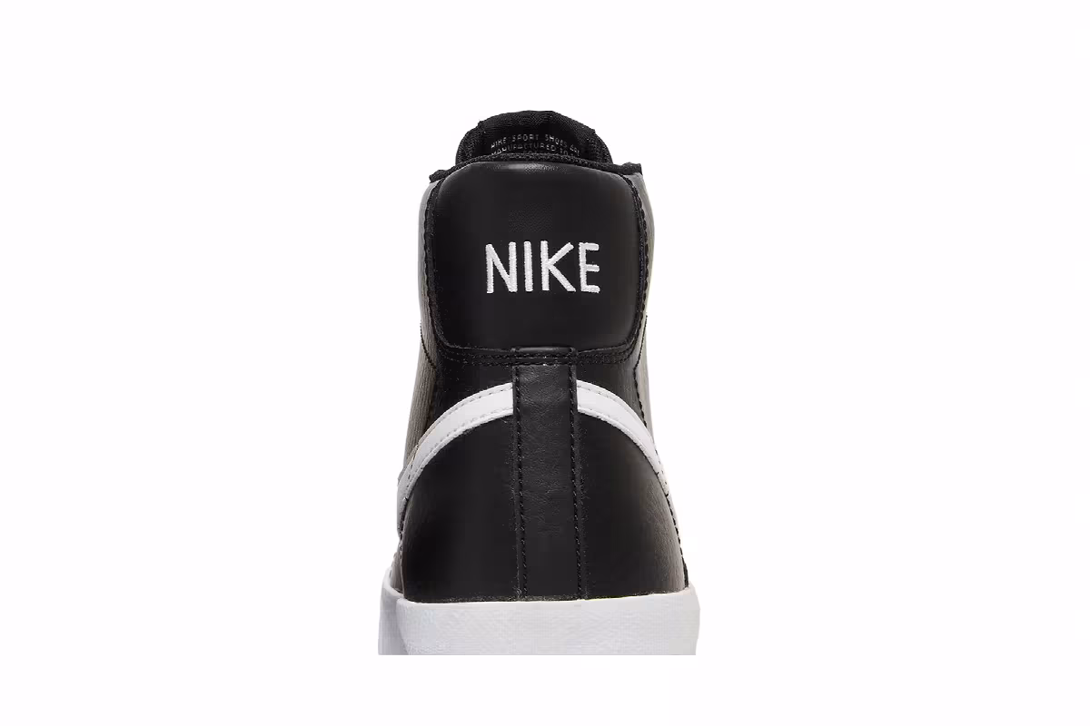 Nike Blazer Mid Black White, view 8