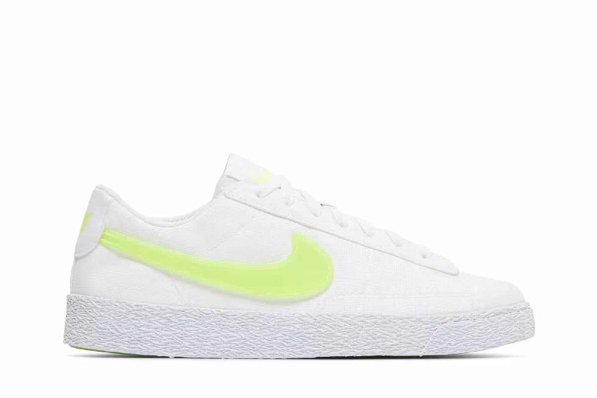Nike Blazer Low Pop GS White Volt, view 2