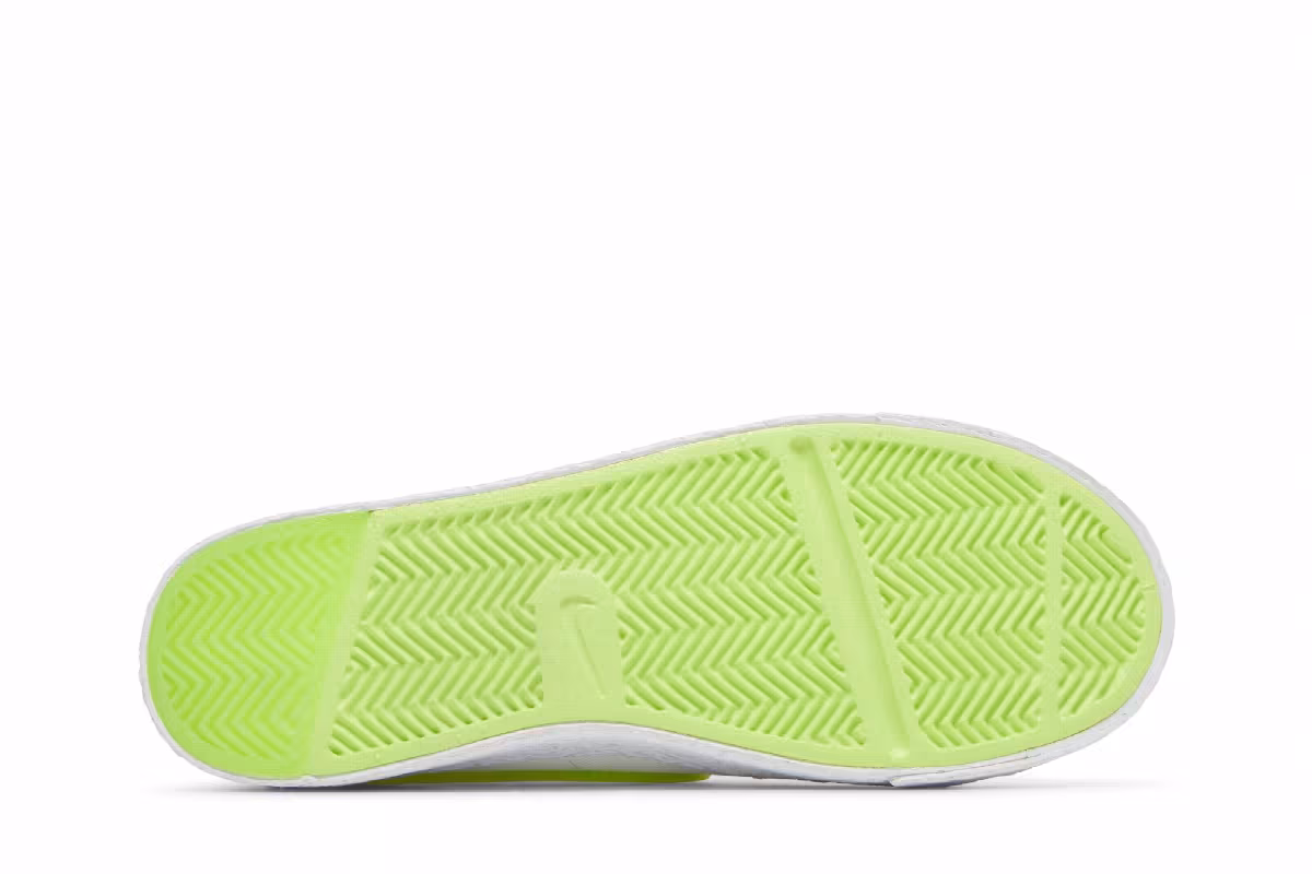 Nike Blazer Low Pop GS White Volt, view 5
