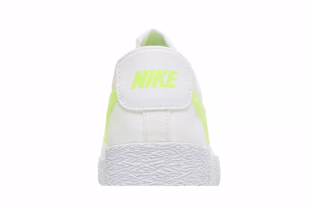 Nike Blazer Low Pop GS White Volt, view 8