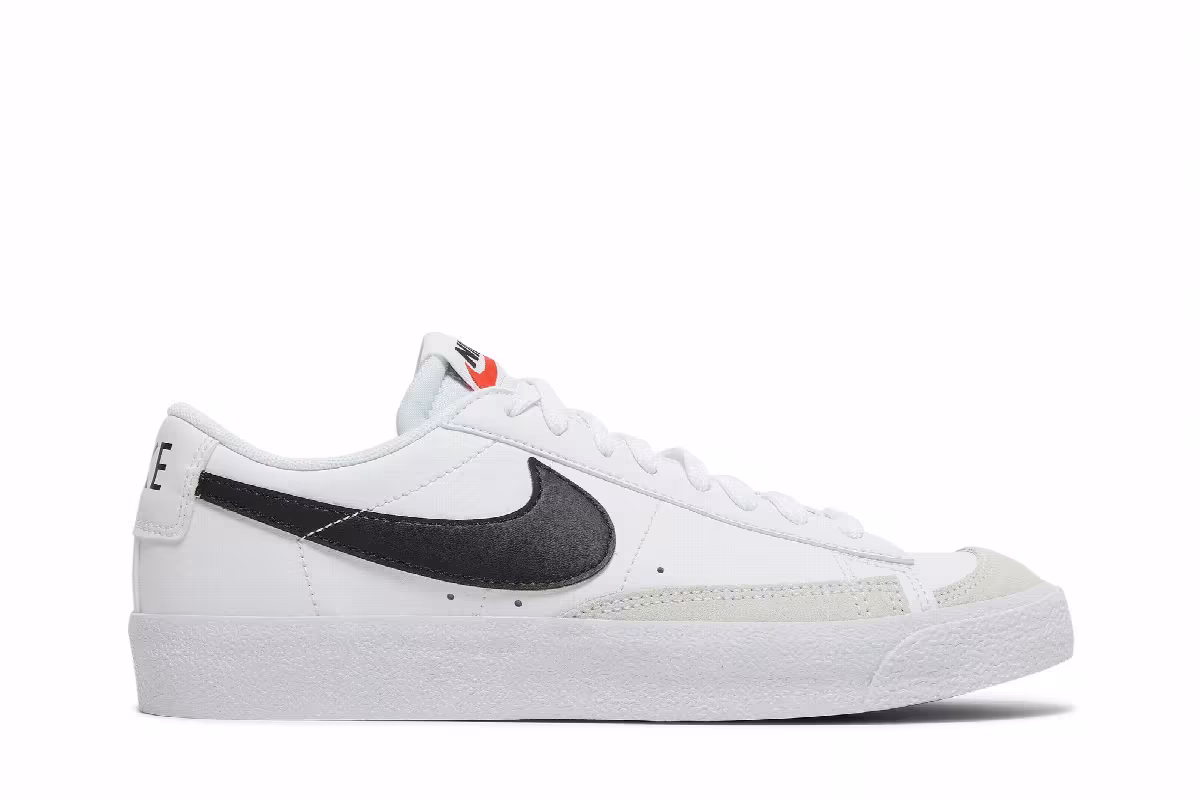 Nike Blazer Low White Black, view 2