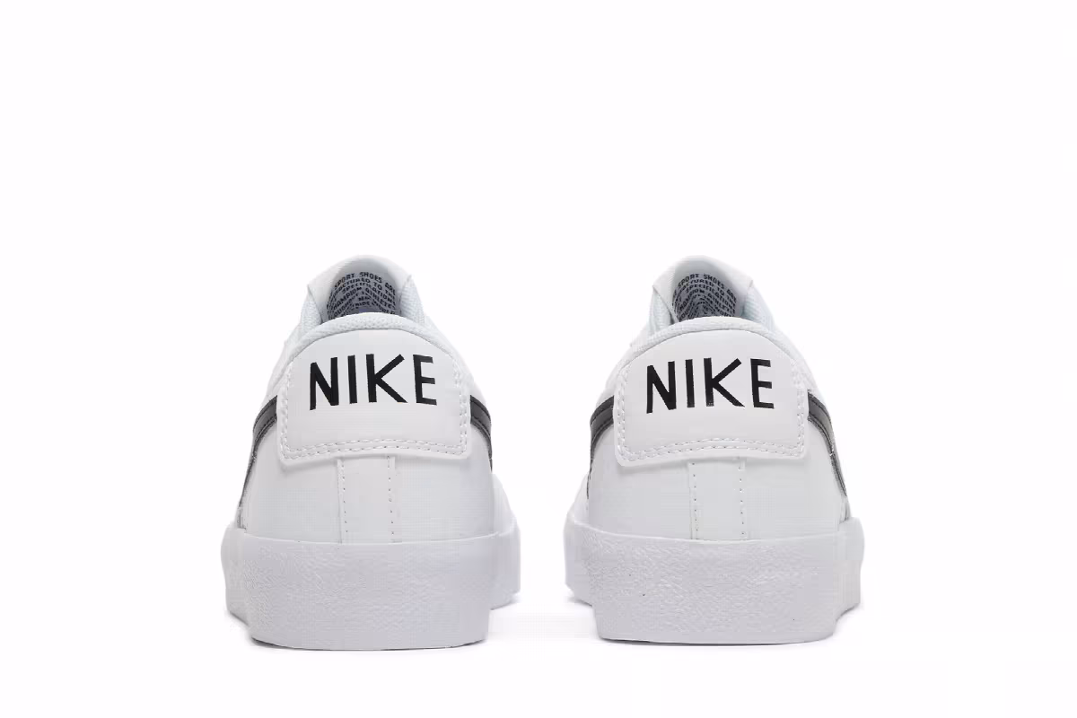 Nike Blazer Low White Black, view 7