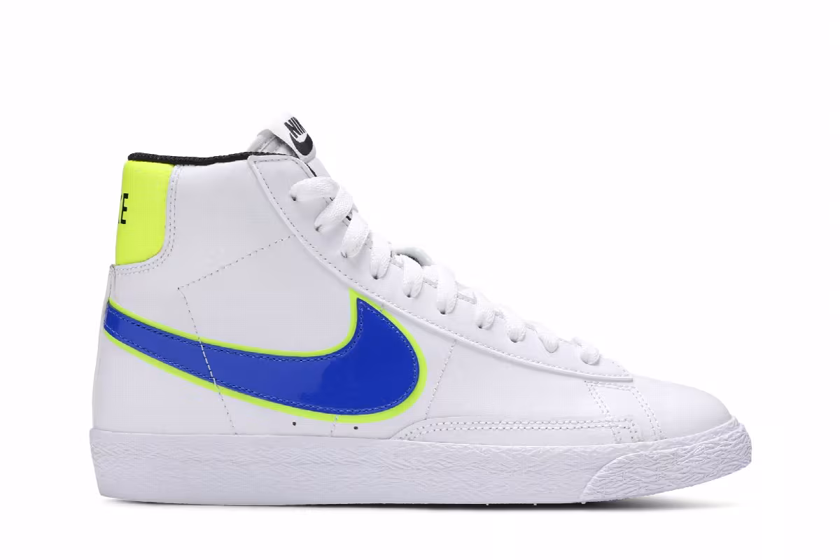 Nike Blazer Mid GS Racer Blue Volt, view 2