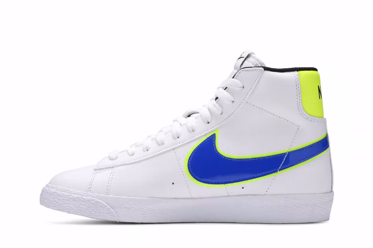 Nike Blazer Mid GS Racer Blue Volt, view 4