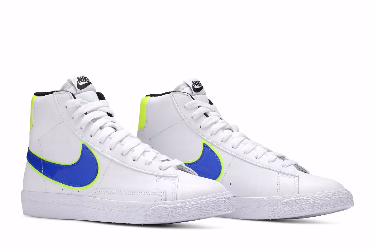 Nike Blazer Mid GS Racer Blue Volt, view 9
