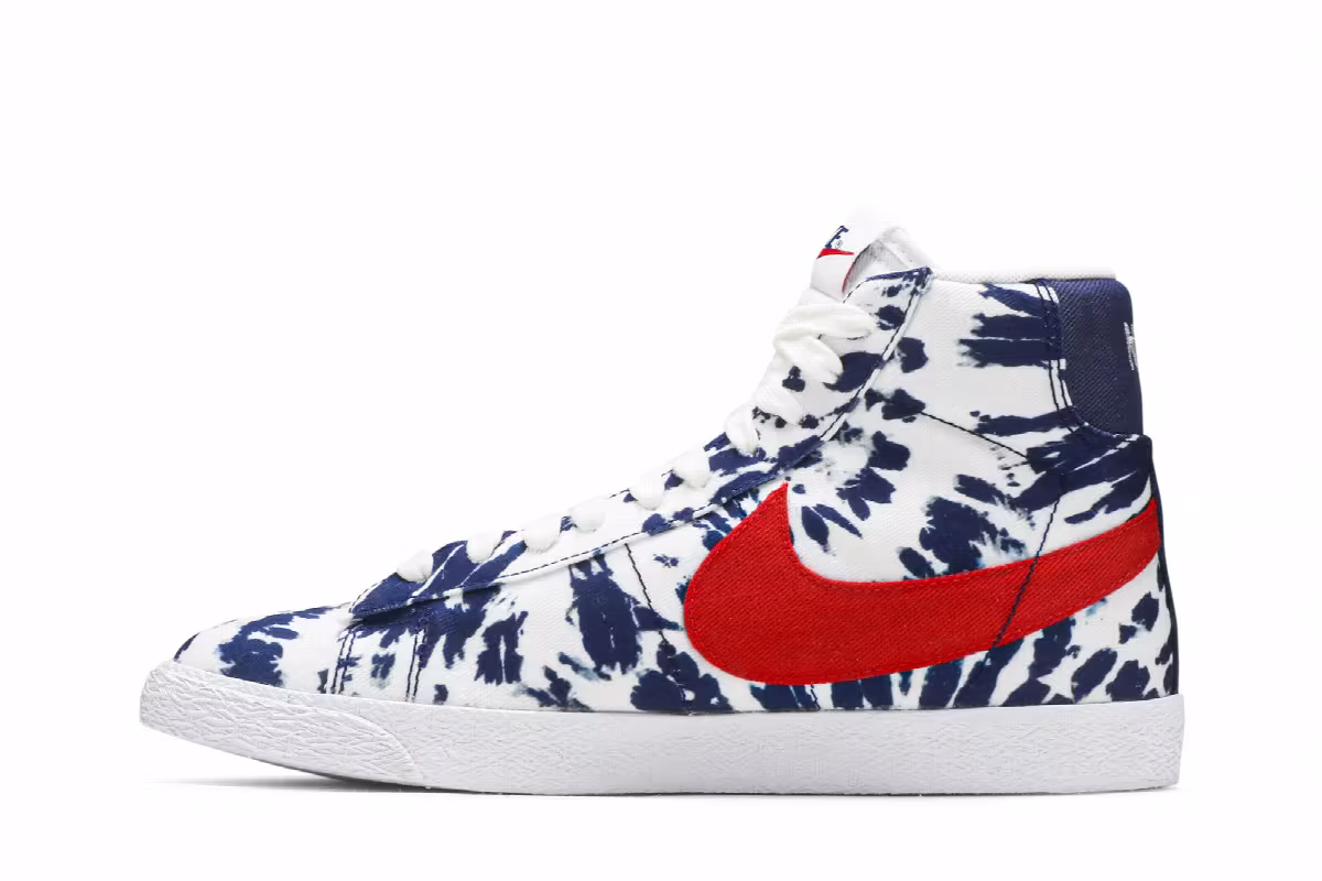 Nike Blazer Mid SE GS Tie Dye, view 4