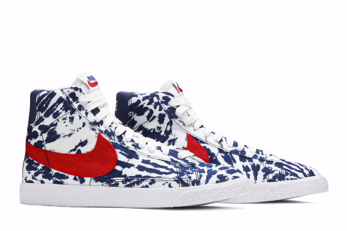 Nike Blazer Mid SE GS Tie Dye, view 9