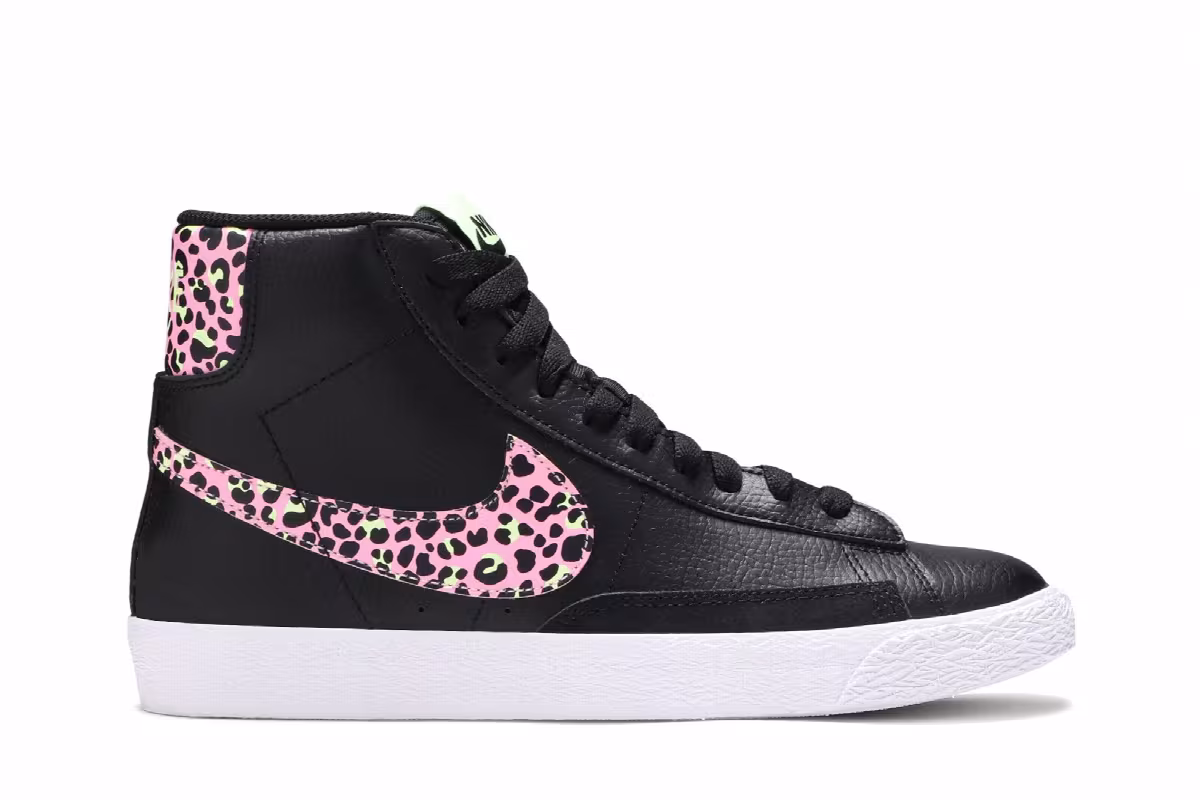 Nike Blazer Mid GS Pink Cheetah, view 2