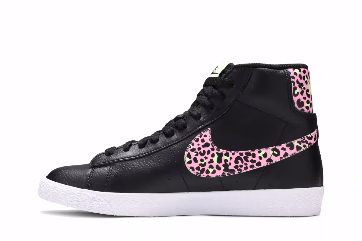 Nike Blazer Mid GS Pink Cheetah, view 4