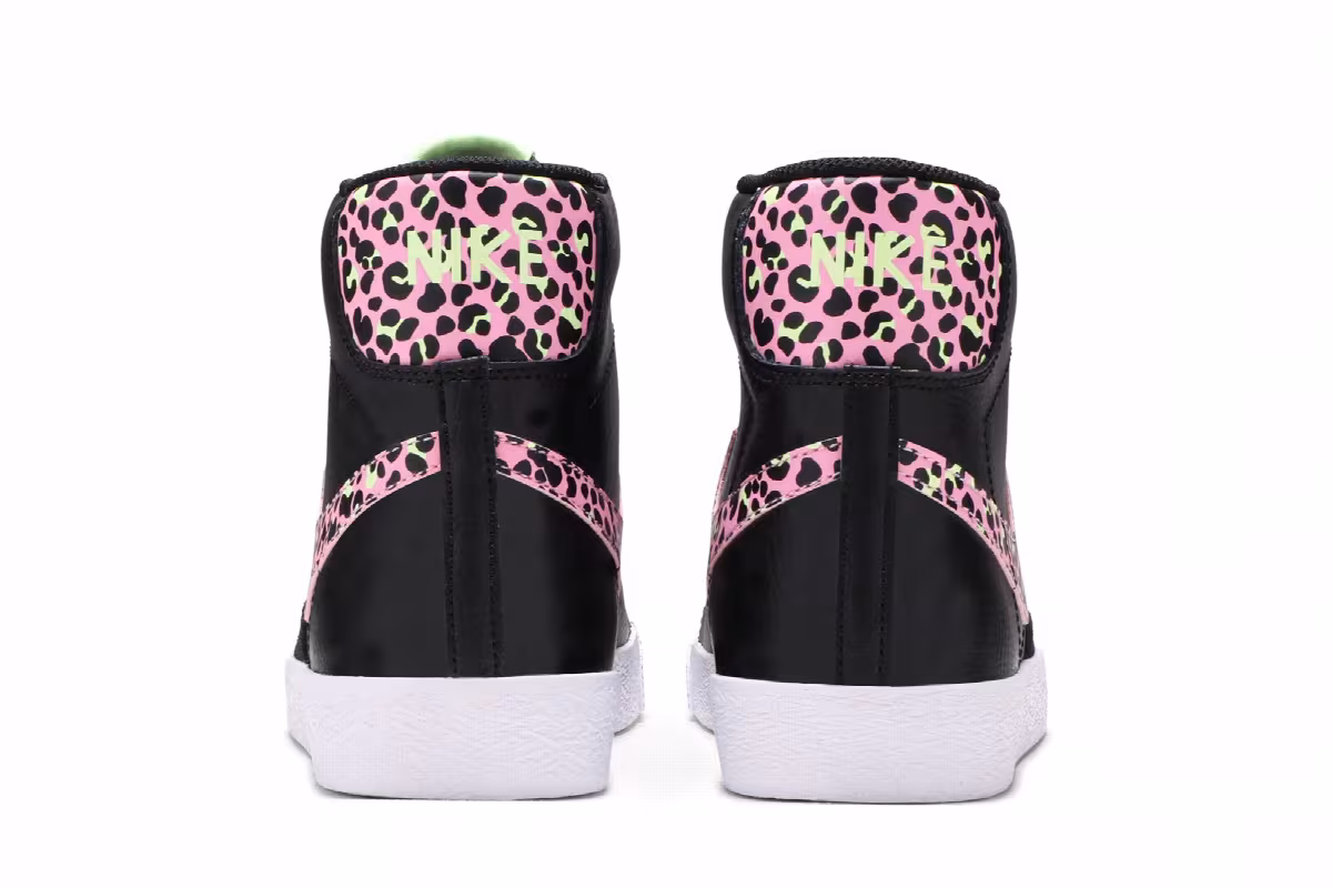 Nike Blazer Mid GS Pink Cheetah, view 7