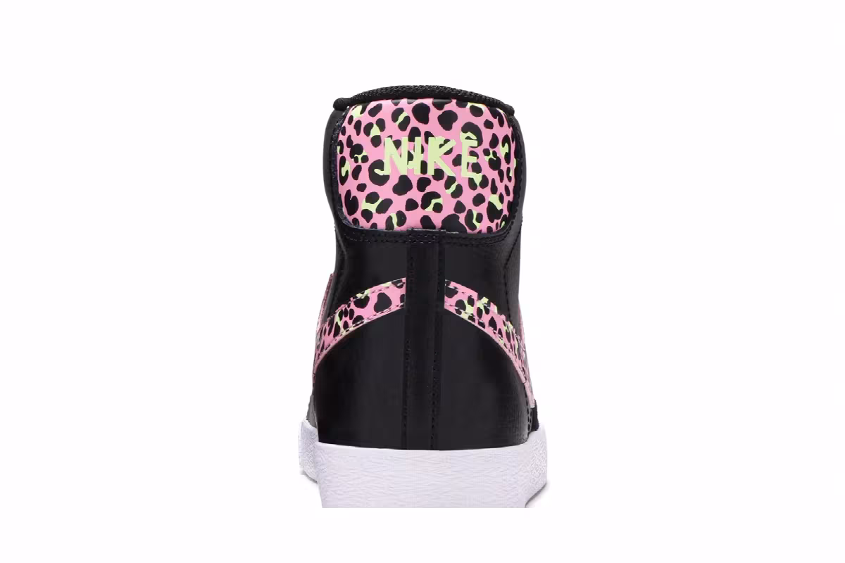 Nike Blazer Mid GS Pink Cheetah, view 8