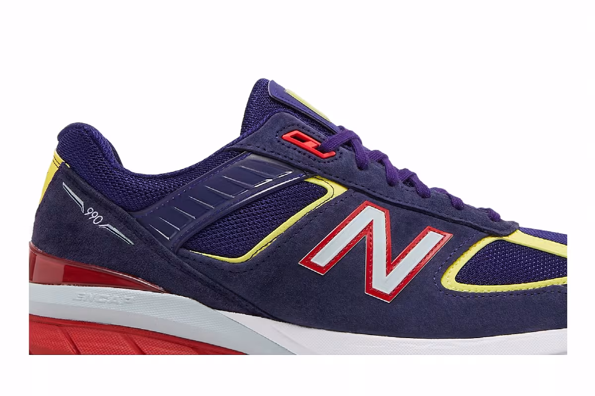 New Balance 990v5 Made In USA Virtual Violet First Light, view 3