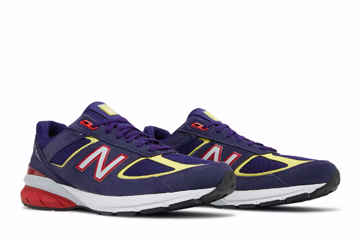 New Balance 990v5 Made In USA Virtual Violet First Light, view 9