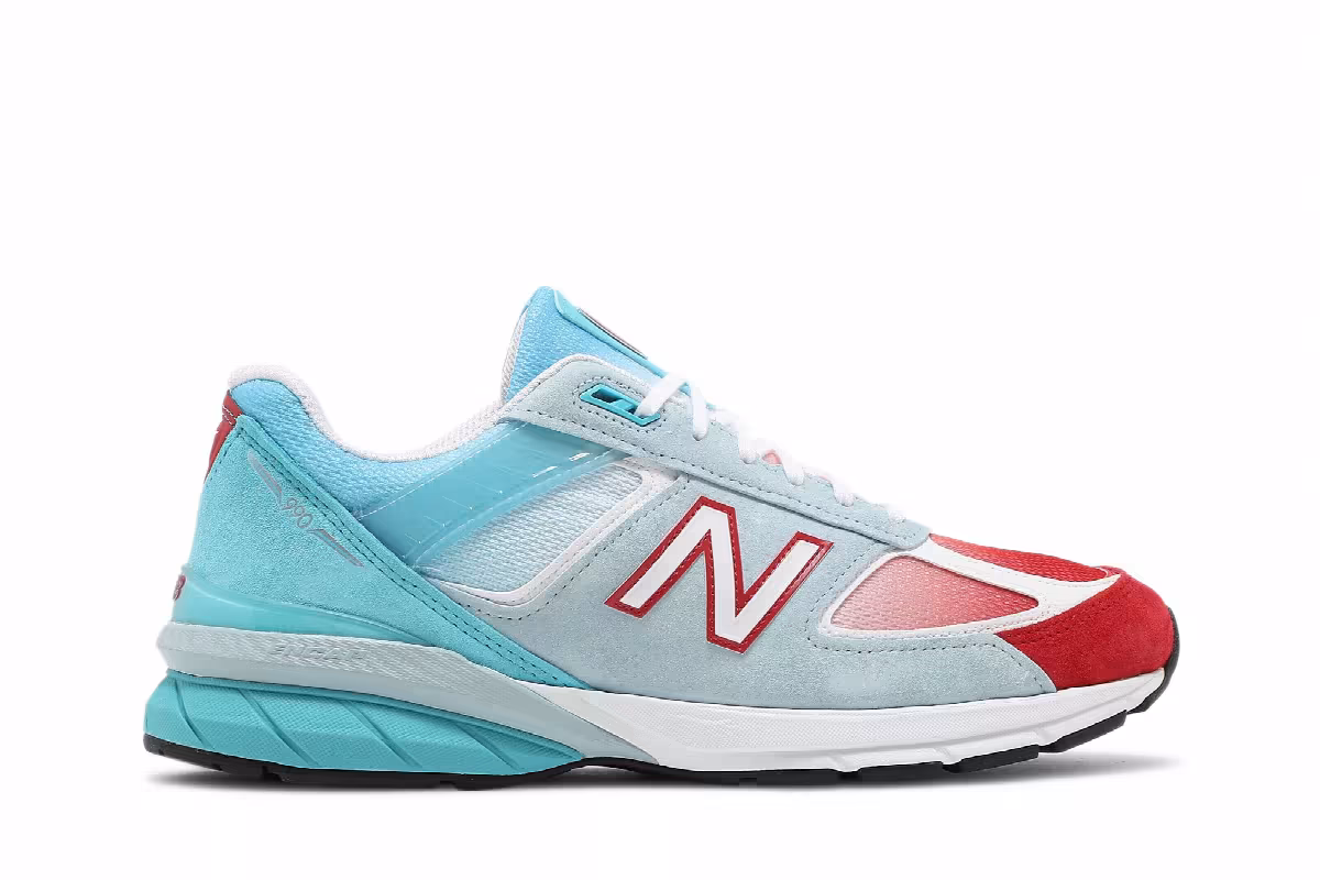 New Balance 990v5 Made in USA Ice Blue, view 2